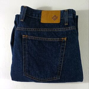 Members Mark Blue Jeans Men Size 34 X 34 Regular Dark Wash Denim (34 X 33) EUC